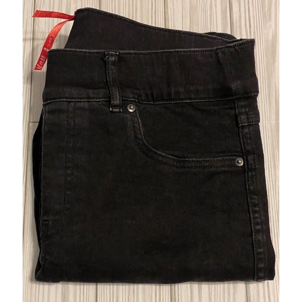 Spanx‎ by Sara Blakely Leggings Women's Medium Petite Black Pull On Jeans